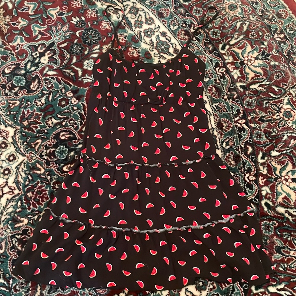 Watermelon Print Sun Dress